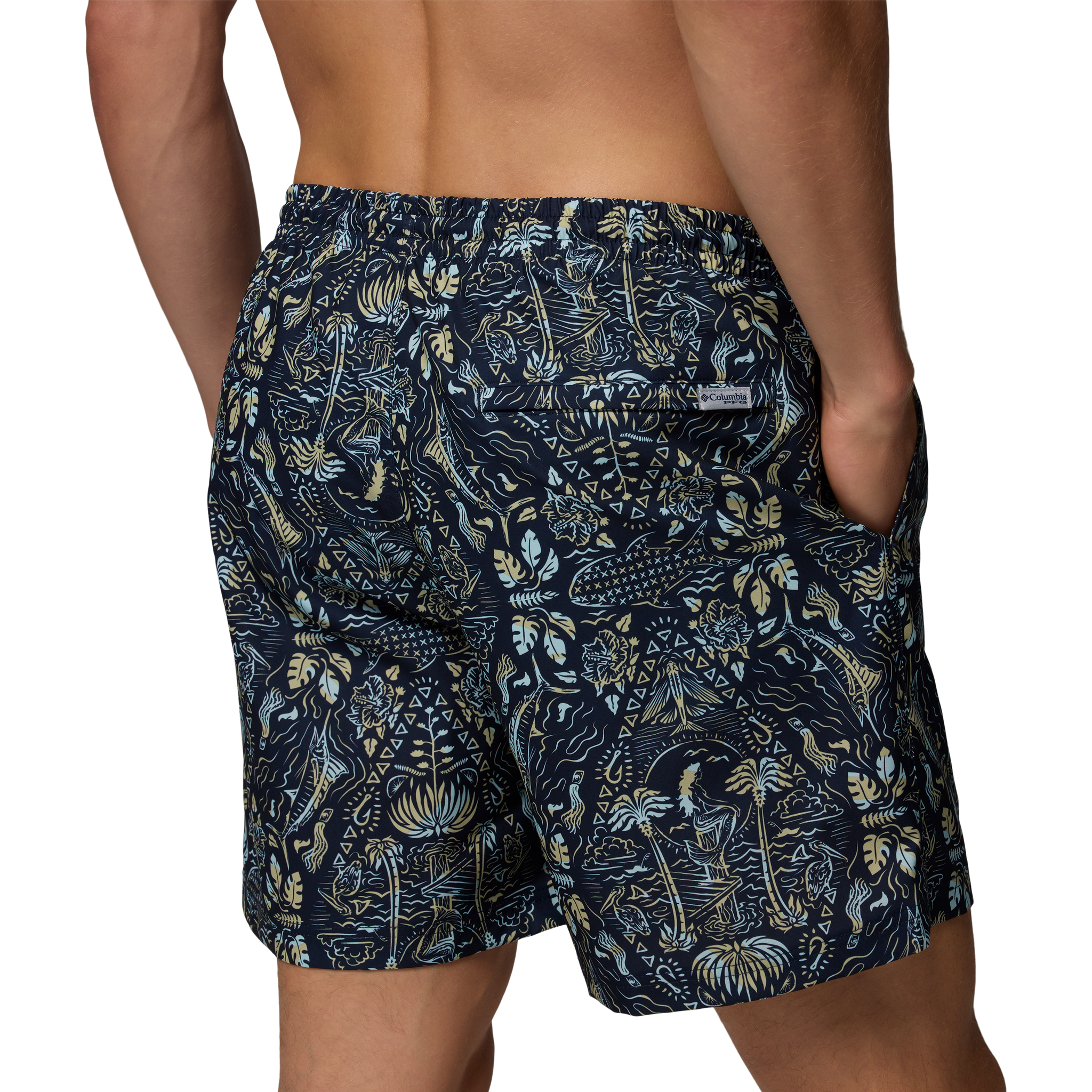 Men's PFG Rambler Printed Water Short 6