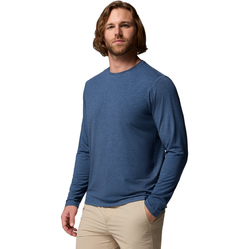 Mens' CSC Softstretch Long Sleeve Tee, Columbia Mens' CSC Softstretch Long Sleeve Tee 3/4 Front