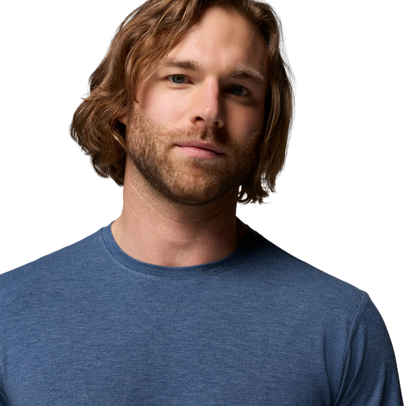 Mens' CSC Softstretch Long Sleeve Tee, Columbia Mens' CSC Softstretch Long Sleeve Tee Neckline