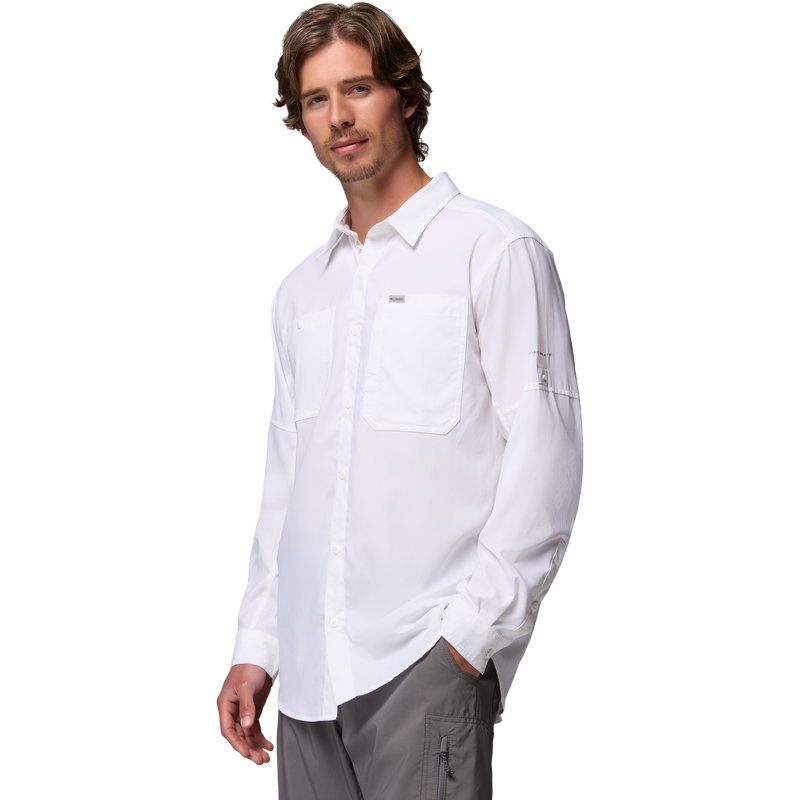 Silver Ridge Utility II Long Sleeve Shirt, Columbia Silver Ridge Utility II Long Sleeve Shirt 3/4 Front