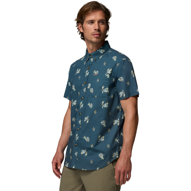 Men's Rapid Rivers Printed Short Sleeve Shirt, Featured Image