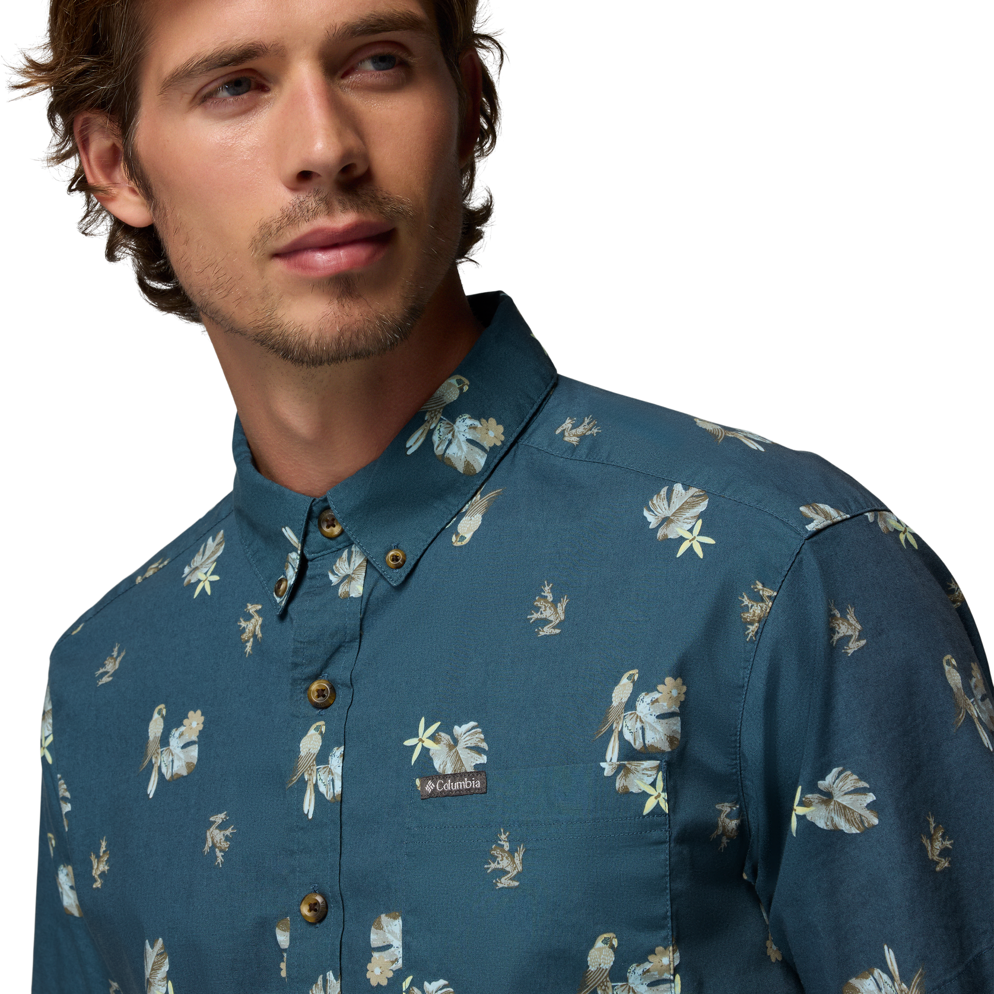 Men's Rapid Rivers Printed Short Sleeve Shirt alternate view