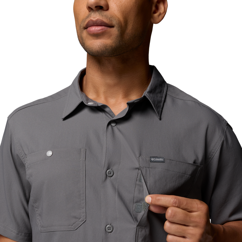 Men's Silver Ridge Utility II Short Sleeve Shirt, Columbia Men's Silver Ridge Utility II Short Sleeve Shirt Chest Pocket