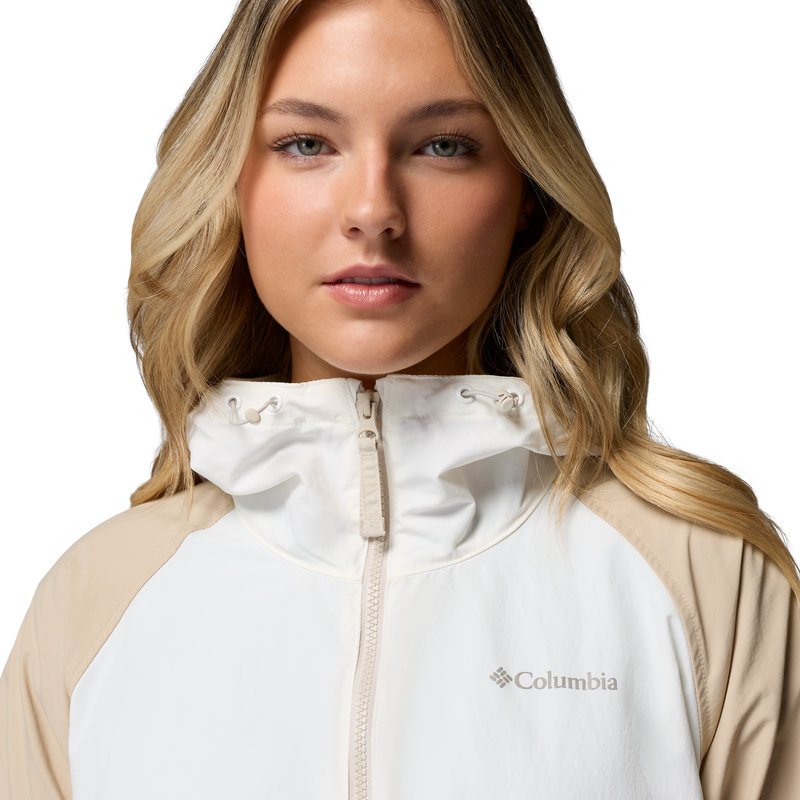 Women's Spire Valley Windbreaker, Columbia Women's Spire Valley Windbreaker Collar