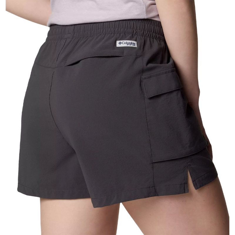 Women's Wild Cast Short 3", Columbia Women's Wild Cast Short 3" in Shark back view