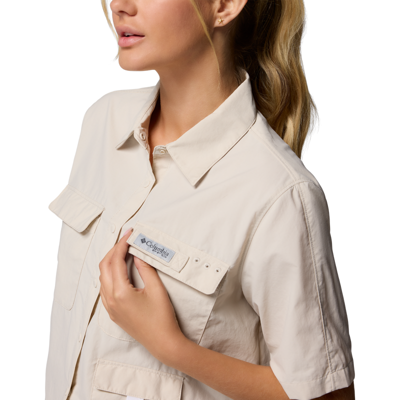Women's Open Water Short Shirt, Columbia Women's Open Water Short Shirt Chest Pocket