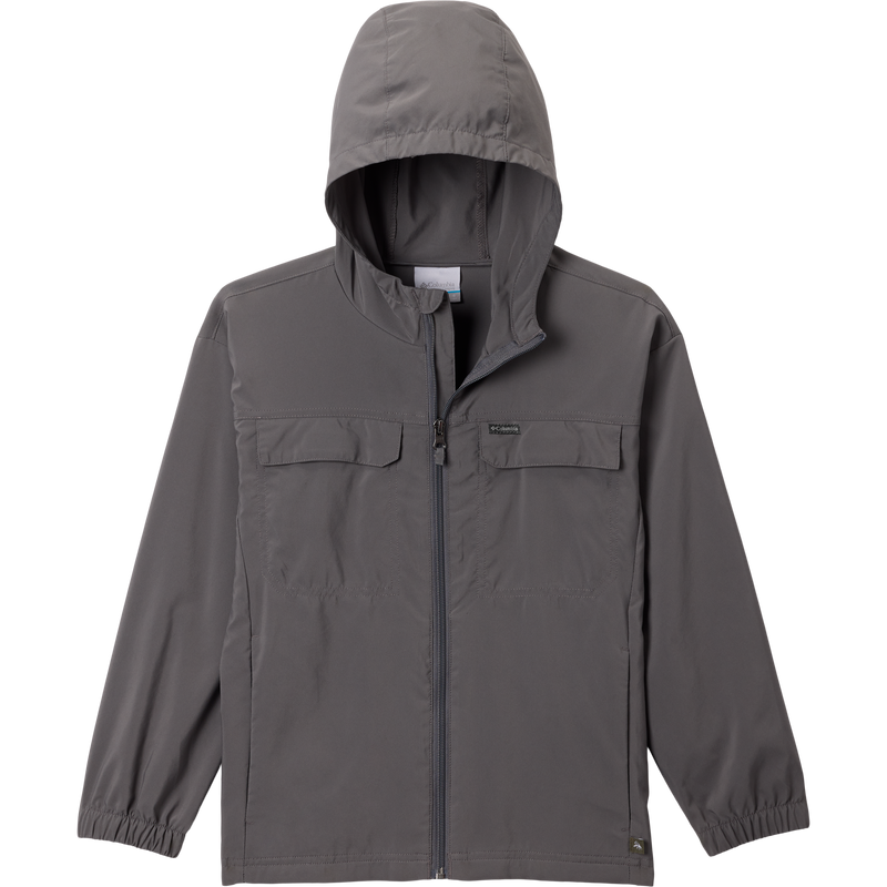 Youth Skien Valley Hooded Long Sleeve Shirt, Featured Image