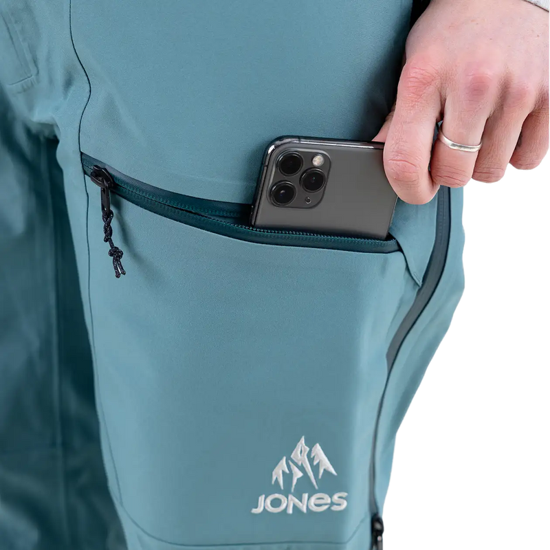 Women's Shralpinist Stretch Recycled 3L Pant, Jones Snowboards Women's Shralpinist Stretch Recycled 3L Pant front left pocket