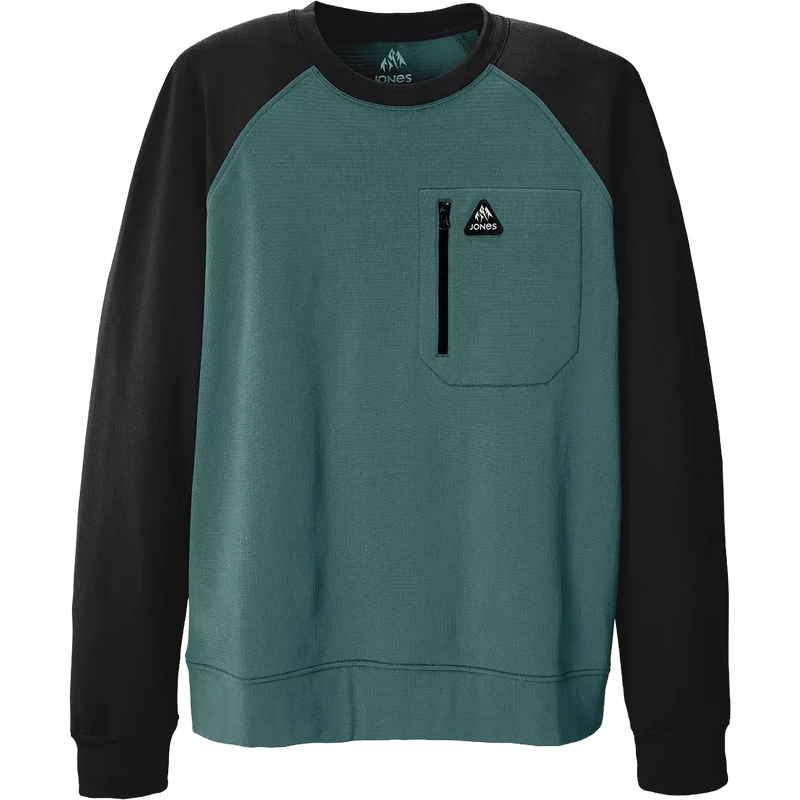 Flagship Recycled Grid Fleece Crew, Featured Image