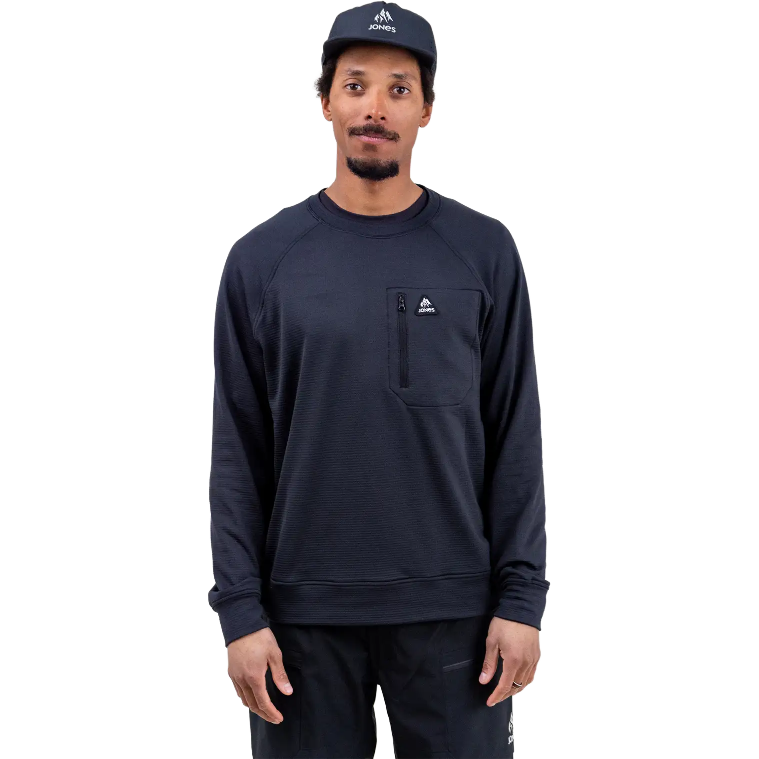 Flagship Recycled Grid Fleece Crew alternate view