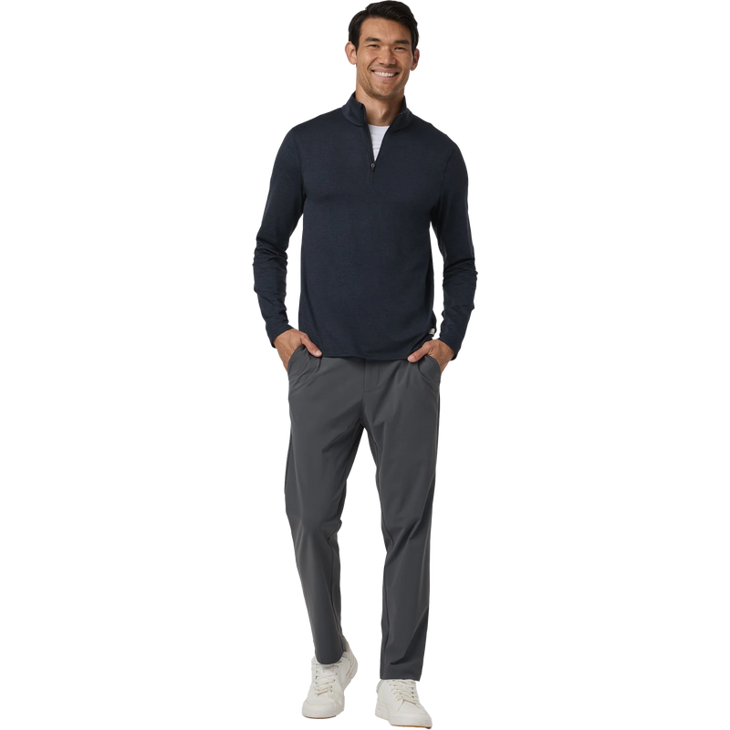 Men's Ponto 1/2 Zip Mock Neck, Vuori Men's Ponto 1/2 Zip Mock Neck Full View