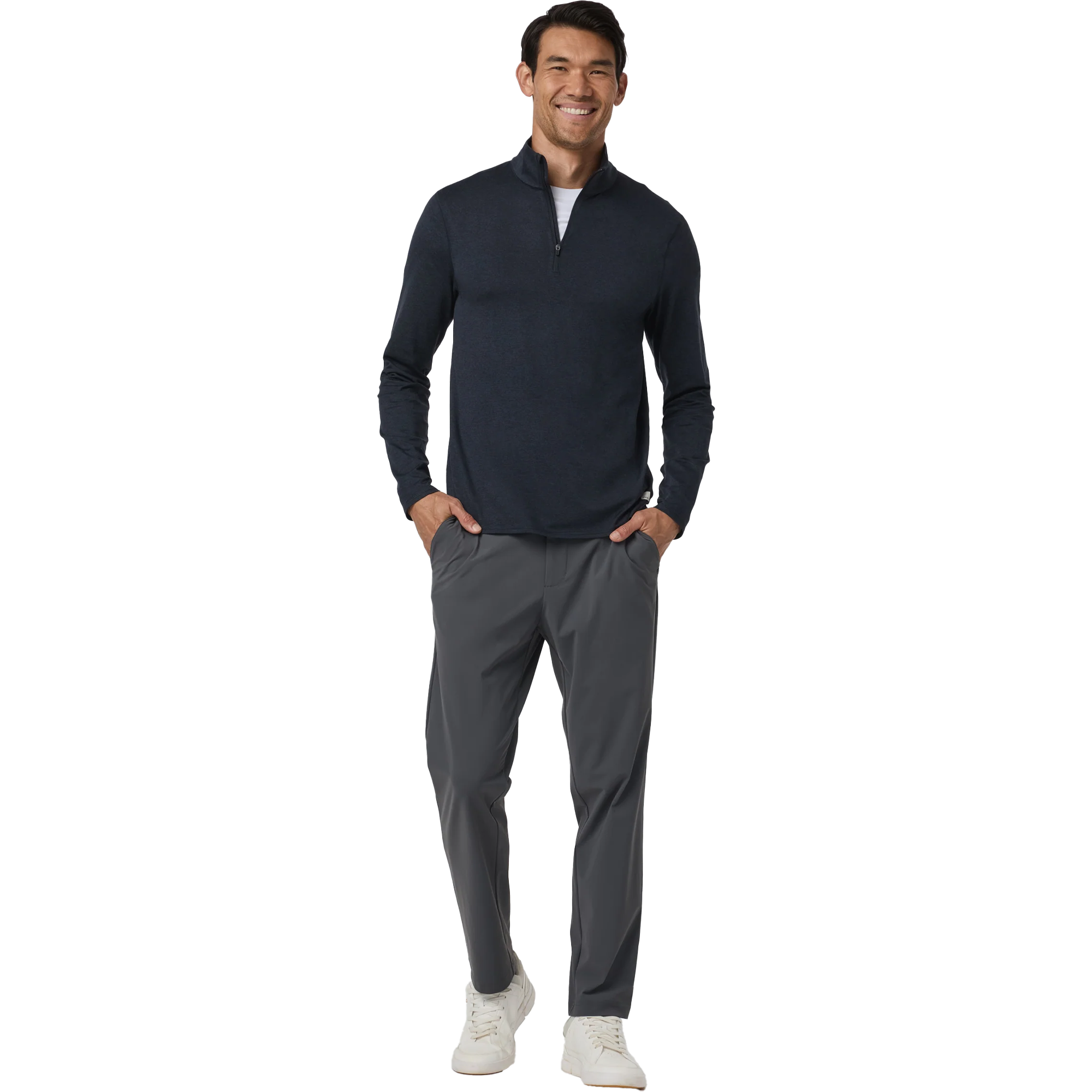 Men's Ponto 1/2 Zip Mock Neck alternate view