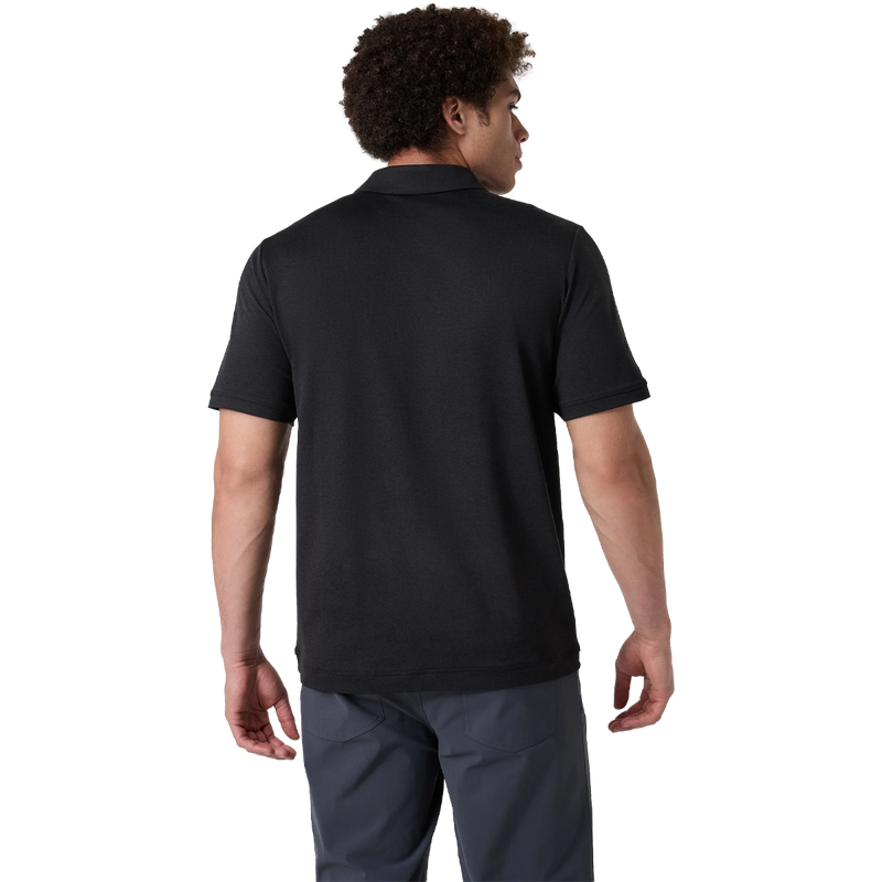 Men's Ponto Performance Polo, Men's Ponto Performance Polo back on model