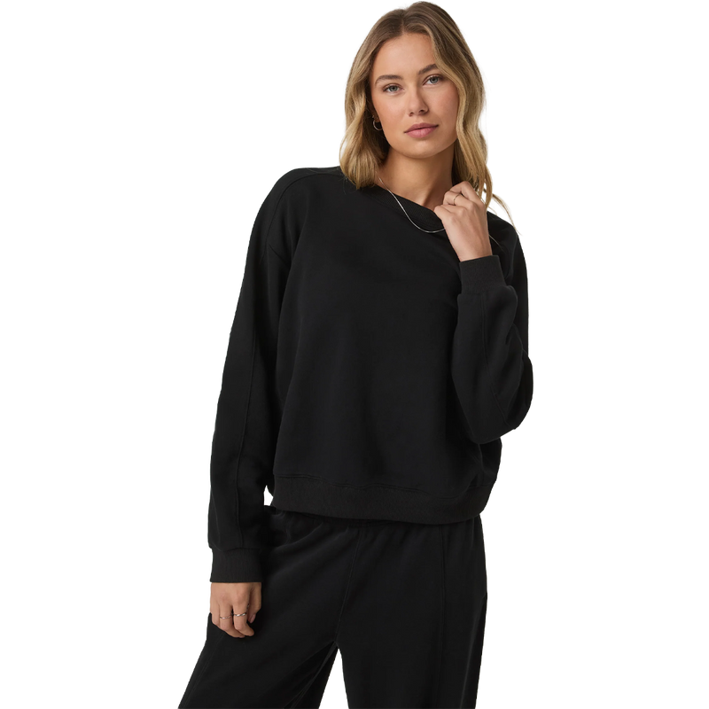 Women's Sedona Seams Crew, Vuori Women's Sedona Seams Crew front 