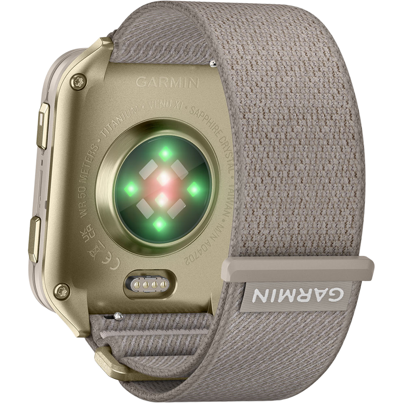 Venu X1, Garmin Venu X1 back sensor