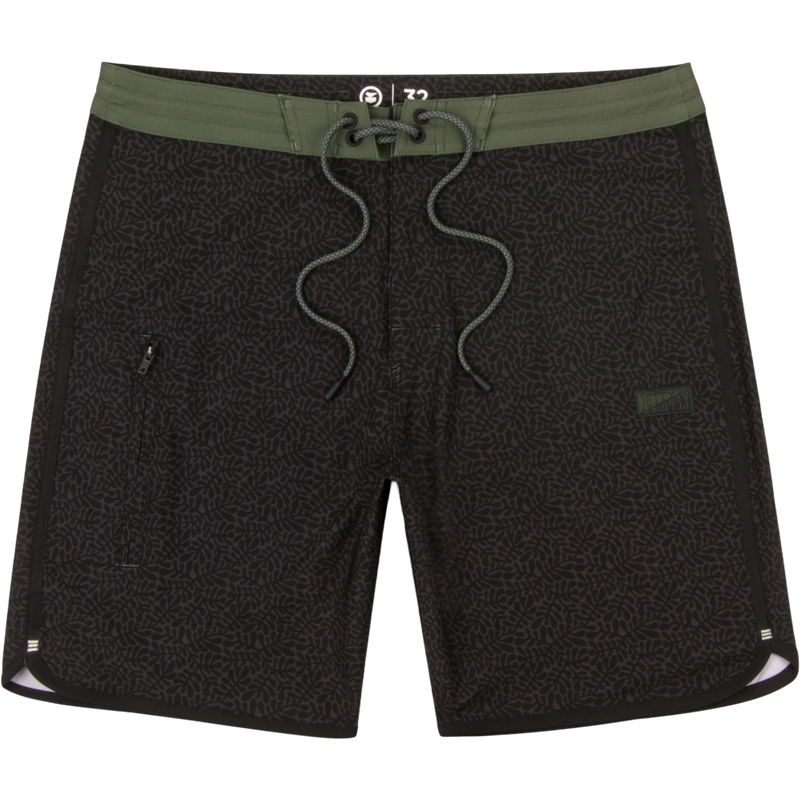 Jetty Men's Atlantic Boardshort in BLK Black