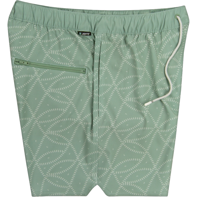 Men's Bayside Poolshort, Jetty Men's Bayside Poolshort in SAG Sage Green right