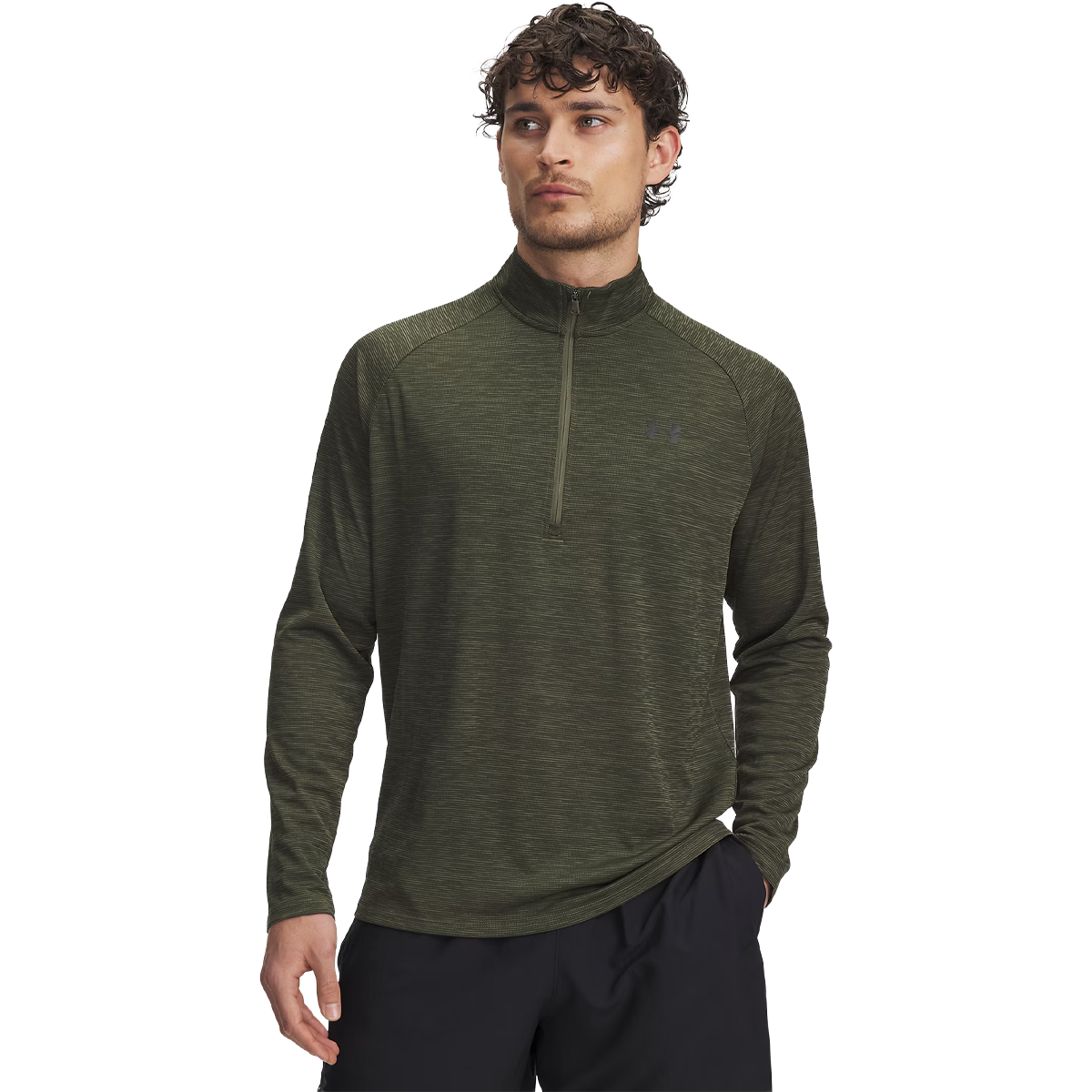 Men's UA Tech Textured 1/2 Zip alternate view