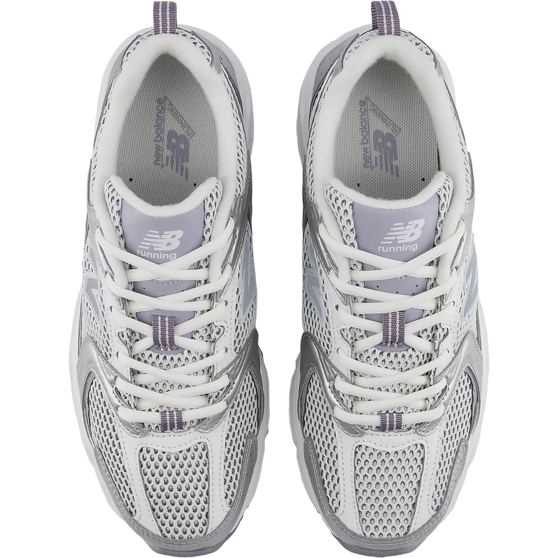 Women's NB 530, New Balance Women's NB 530 in Grey Matter/Silver Metallic pair top