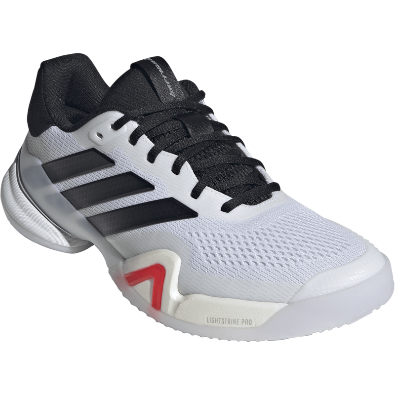 adidas Barricade 14 Tennis Shoes - Men's - Cloud White / Red