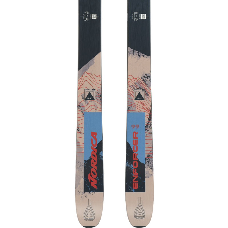 Enforcer 99, Nordica Enforcer 99 in Blue/Sand 2026/27 pair tails