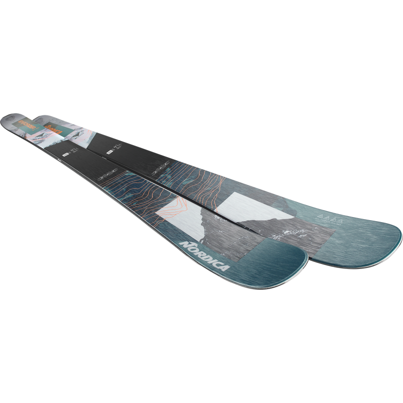 Enforcer 94, Nordica Enforcer 94 in Petrol/Grey 2026/27 pair oblique