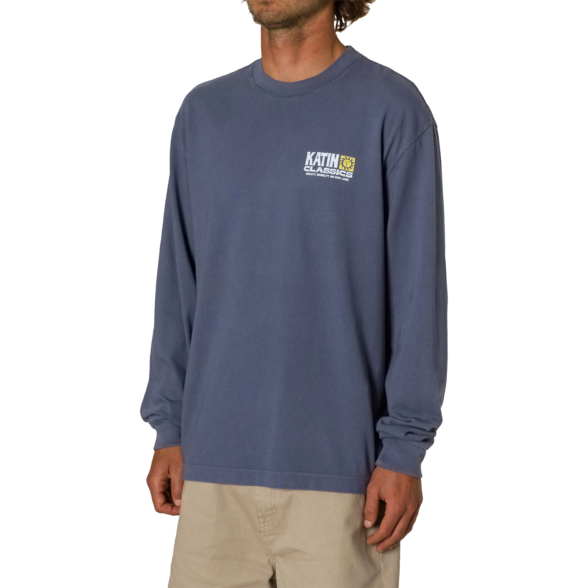 Men's Helios Box Fit Long Sleeve Tee alternate view