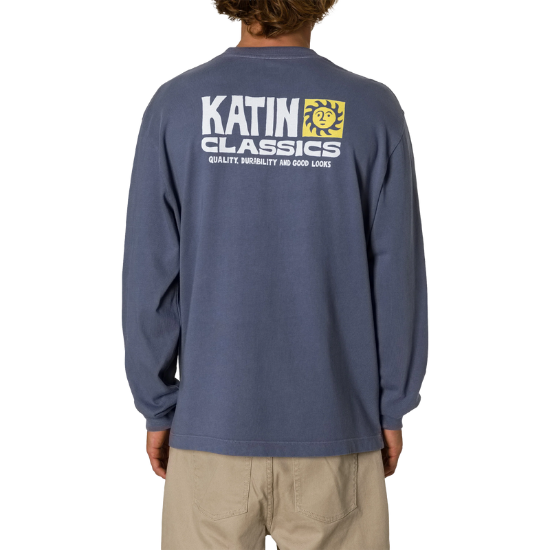 Men's Helios Box Fit Long Sleeve Tee, Katin Men's Helios Box Fit Long Sleeve Tee Back