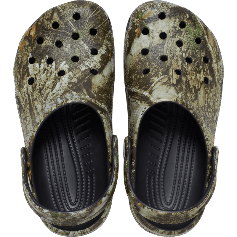 Youth Classic Realtree Clog Kid's, Crocs Youth Classic Realtree Clog Kid's in 90H-Realtree pair top