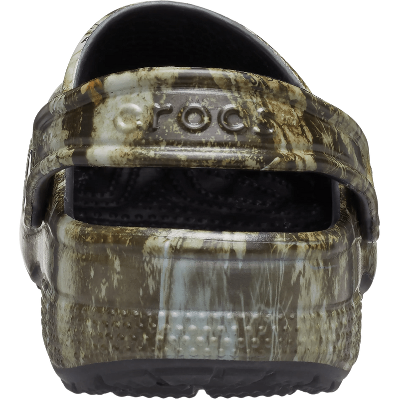 Youth Classic Realtree Clog Kid's, Crocs Youth Classic Realtree Clog Kid's in 90H-Realtree back