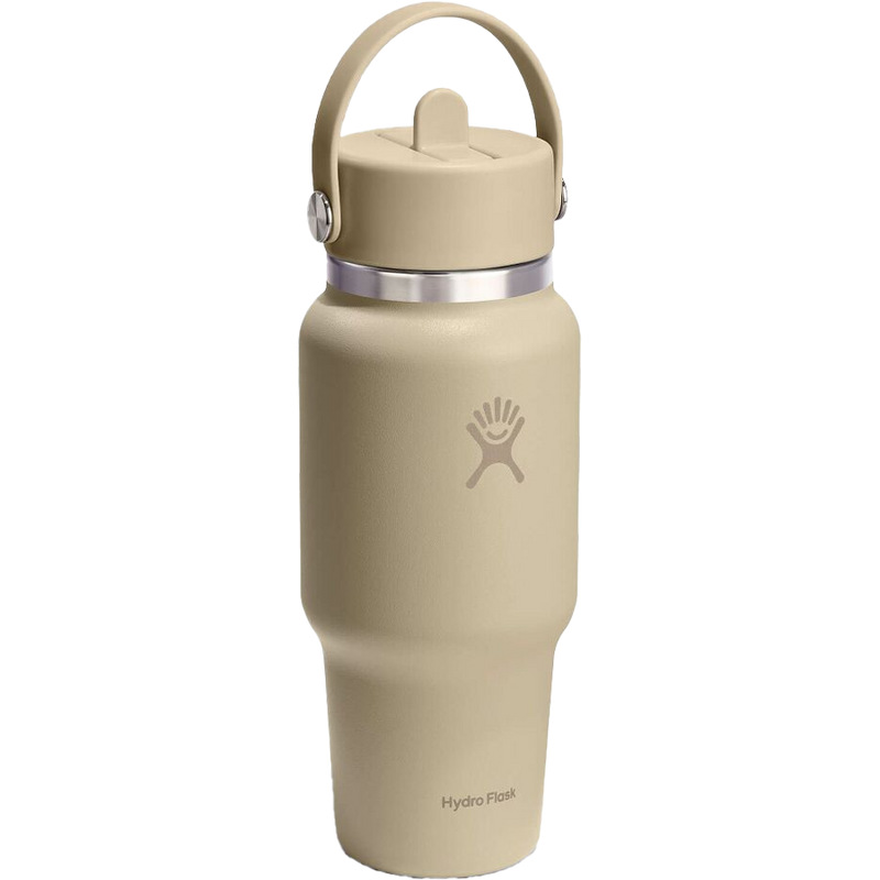 24 oz Wide Flex Straw Travel Bottle, Hydro Flask 24 oz Wide Flex Straw Travel Bottle 3/4 Front