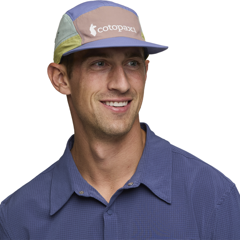 Cotopaxi Tech 5-Panel Hat, Cotopaxi Tech 5-Panel Hat front on model