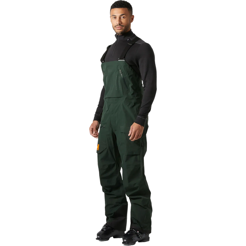 Men's Ridge Infinity Shell Bib 2.0, Helly Hansen Men's Ridge Infinity Shell Bib 2.0 Front 3/4