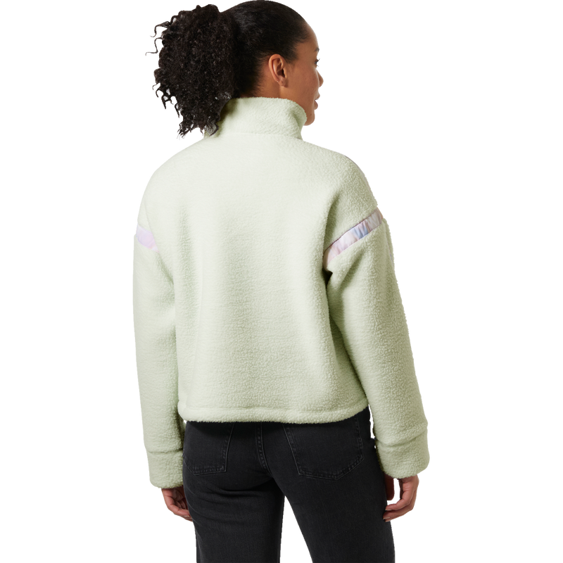 Women's Imperial Pile Zip Pullover, Helly Hansen Women's Imperial Pile Zip Pullover back on model