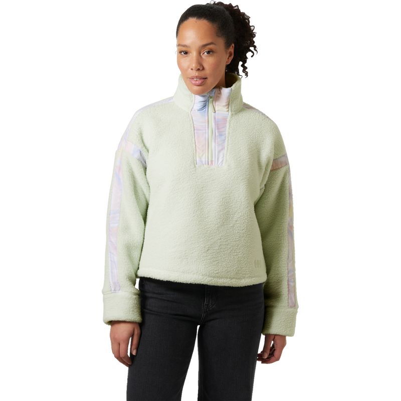 Women's Imperial Pile Zip Pullover, Helly Hansen Women's Imperial Pile Zip Pullover front on model