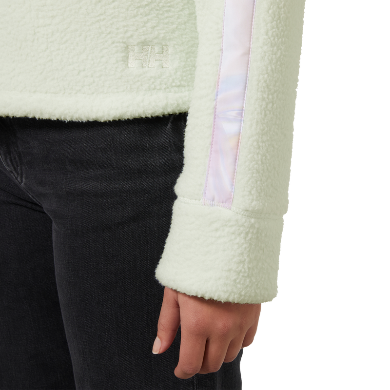 Women's Imperial Pile Zip Pullover, Helly Hansen Women's Imperial Pile Zip Pullover sleeve detail
