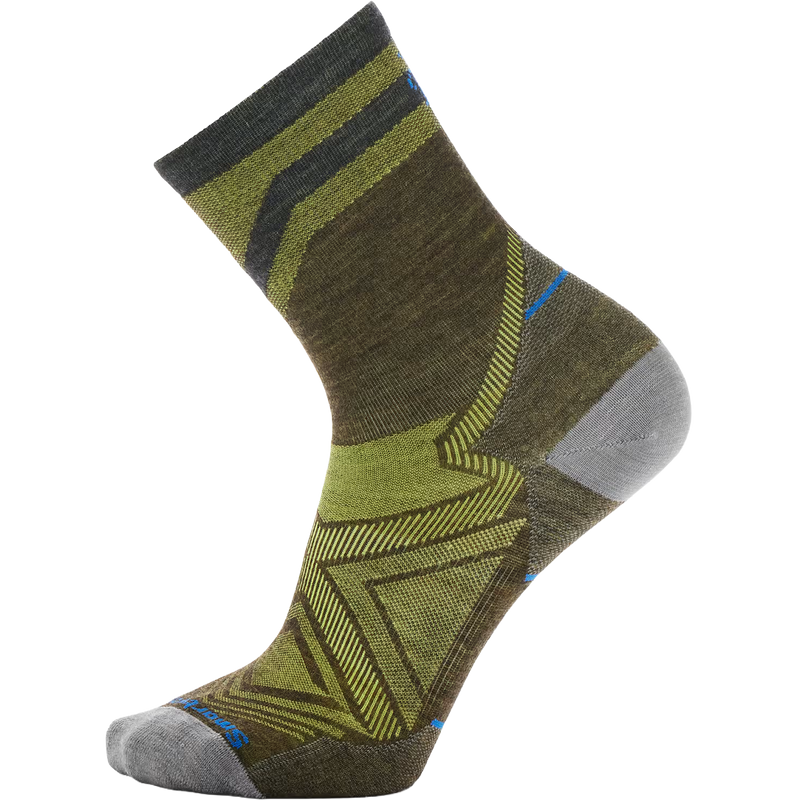 Run Zero Cushion Mid Crew Pattern Sock, Smartwool Run Zero Cushion Mid Crew Pattern Sock toe