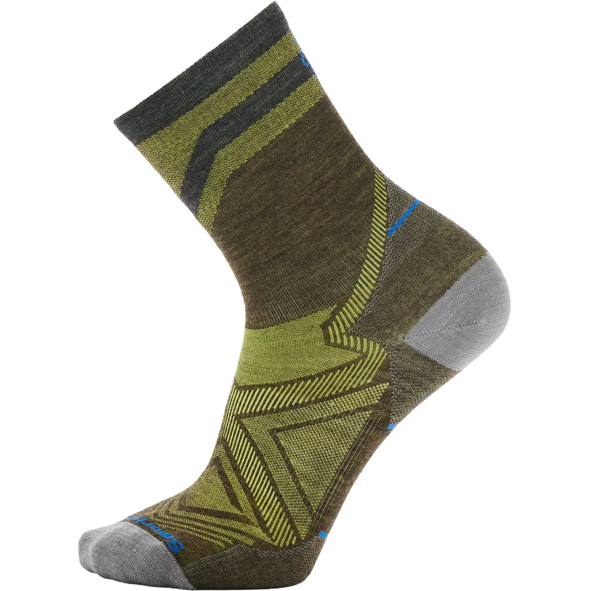 Run Zero Cushion Mid Crew Pattern Sock alternate view