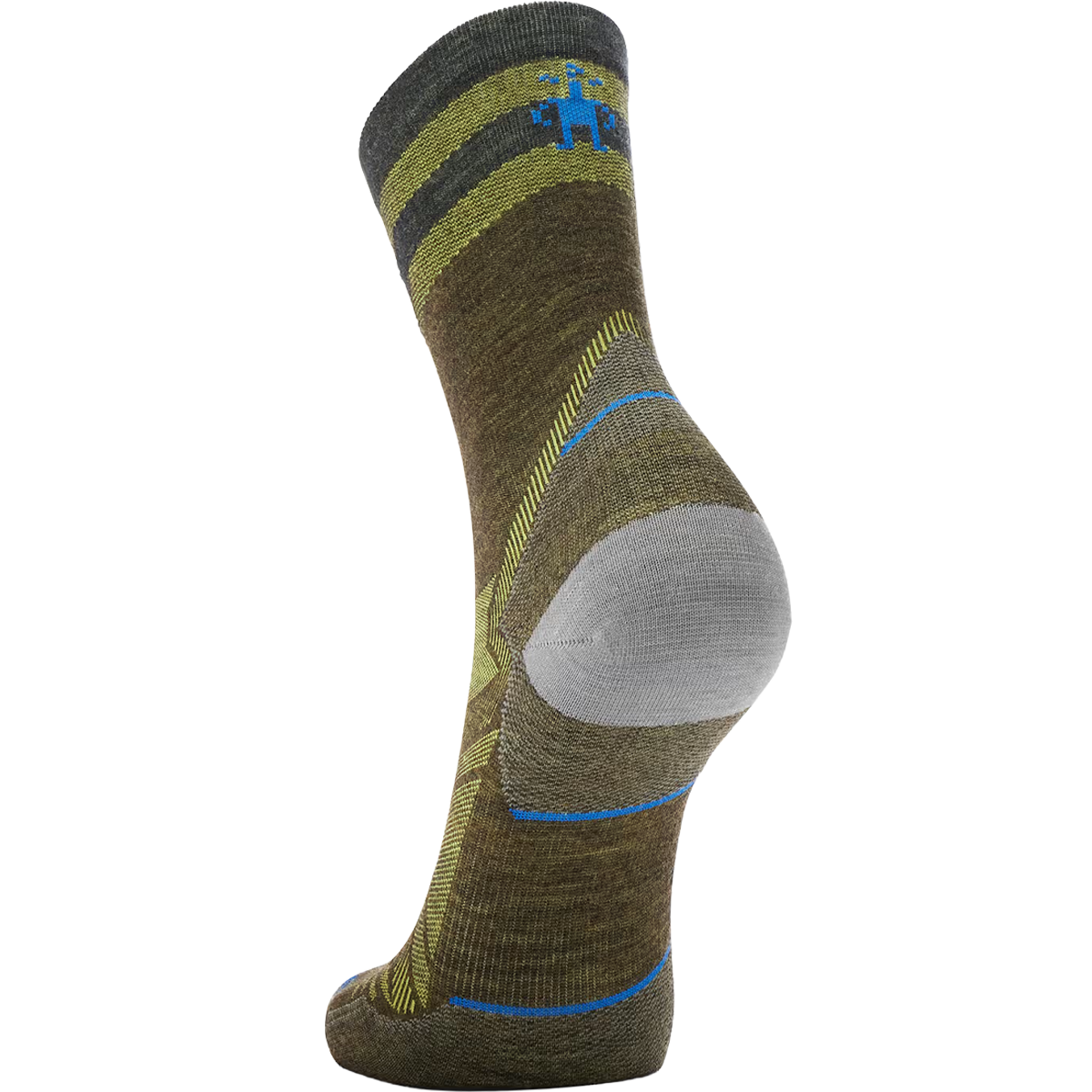 Run Zero Cushion Mid Crew Pattern Sock alternate view
