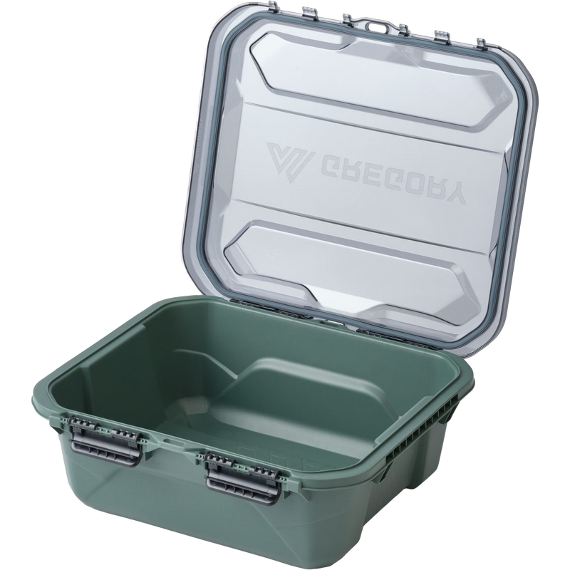Alpaca Gear Box 25, Gregory Alpaca Gear Box 25 in Nomad Green open