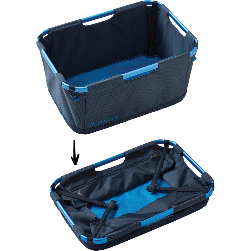 Alpaca Gear Basket 70, Gregory Alpaca Gear Basket 70 compacted and extended