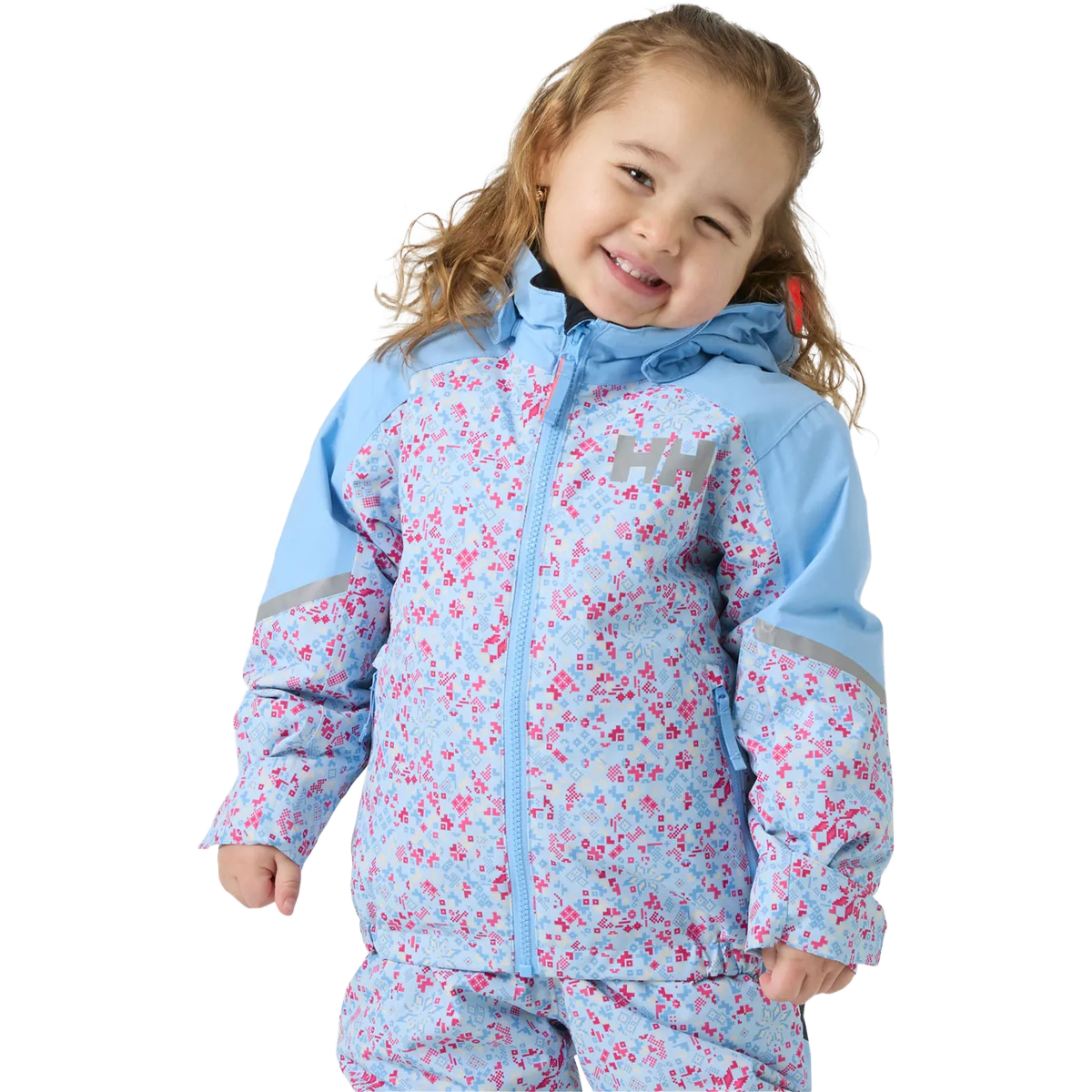 Helly Hansen Youth Legend Jacket in Bright Blue on model