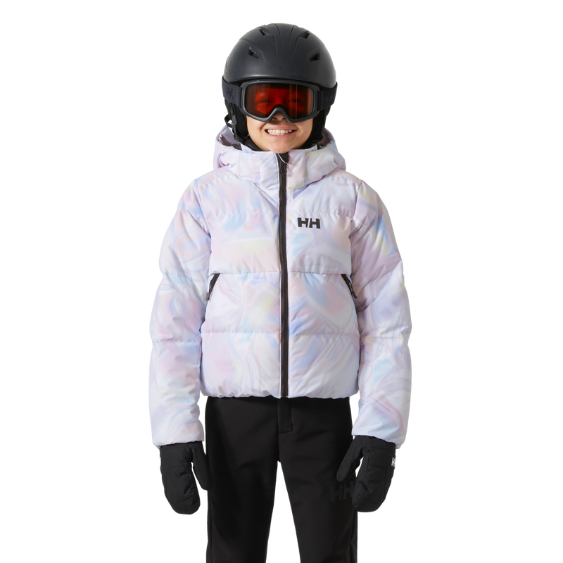 Youth Nora Puffy, Helly Hansen Youth Girl Nora Puffy front on model