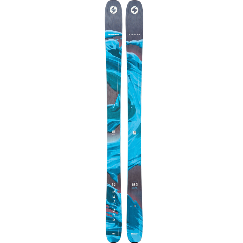 Blizzard Rustler 10 Demo Ski Package, Blizzard Rustler 10 in Blue