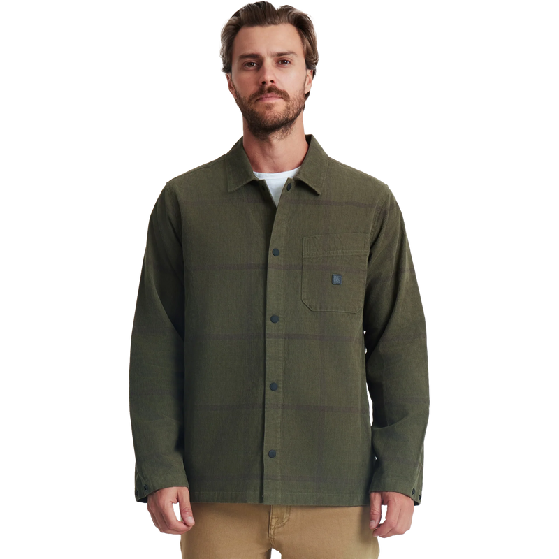 Men's Cordlord Overshirt, Roark Men's Cordlord Overshirt Front