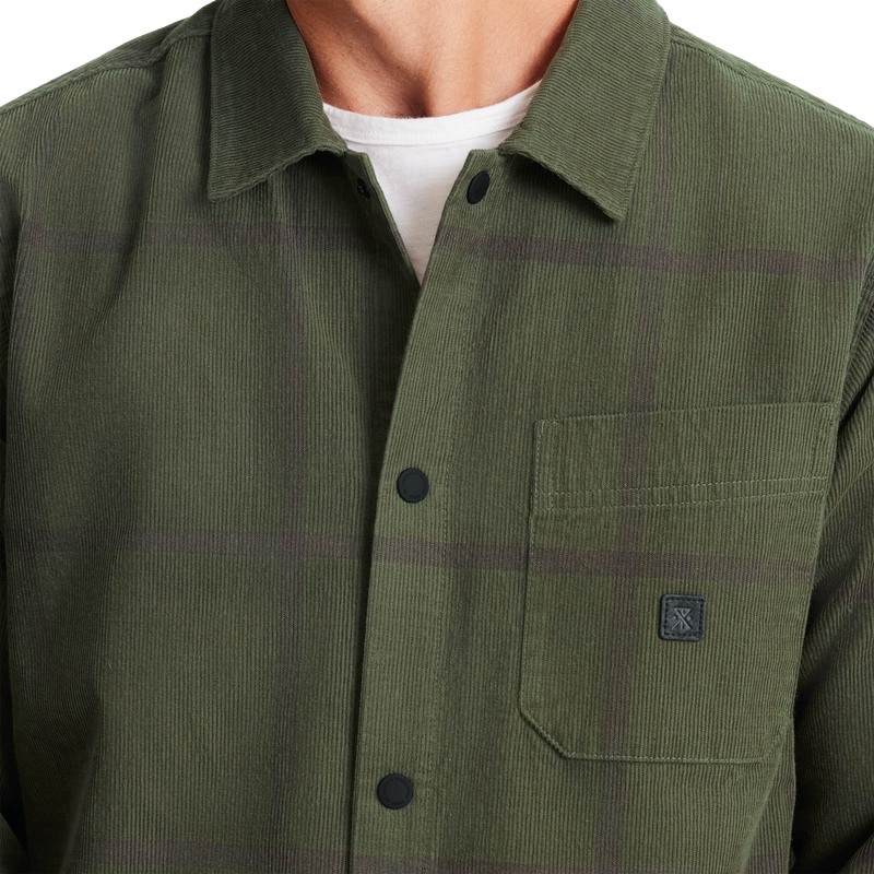 Men's Cordlord Overshirt, Roark Men's Cordlord Overshirt Chest Pocket