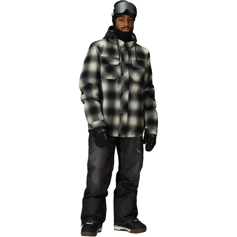 Men's Woodland Insulated Jacket, 686 Men's Woodland Insulated Jacket in Limestone Plaid