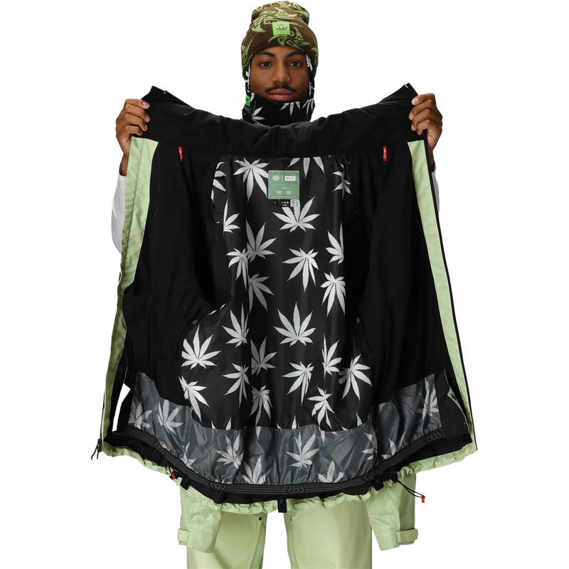 Men's Huf Double H Jacket, 686 Men's Huf Double H Jacket Liner