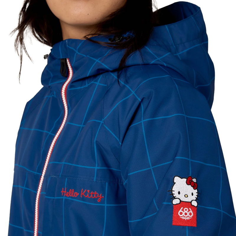 Women's Hello Kitty Athena Insulated Jacket, 686 Women's Hello Kitty Athena Insulated Jacket Hello Kitty logos