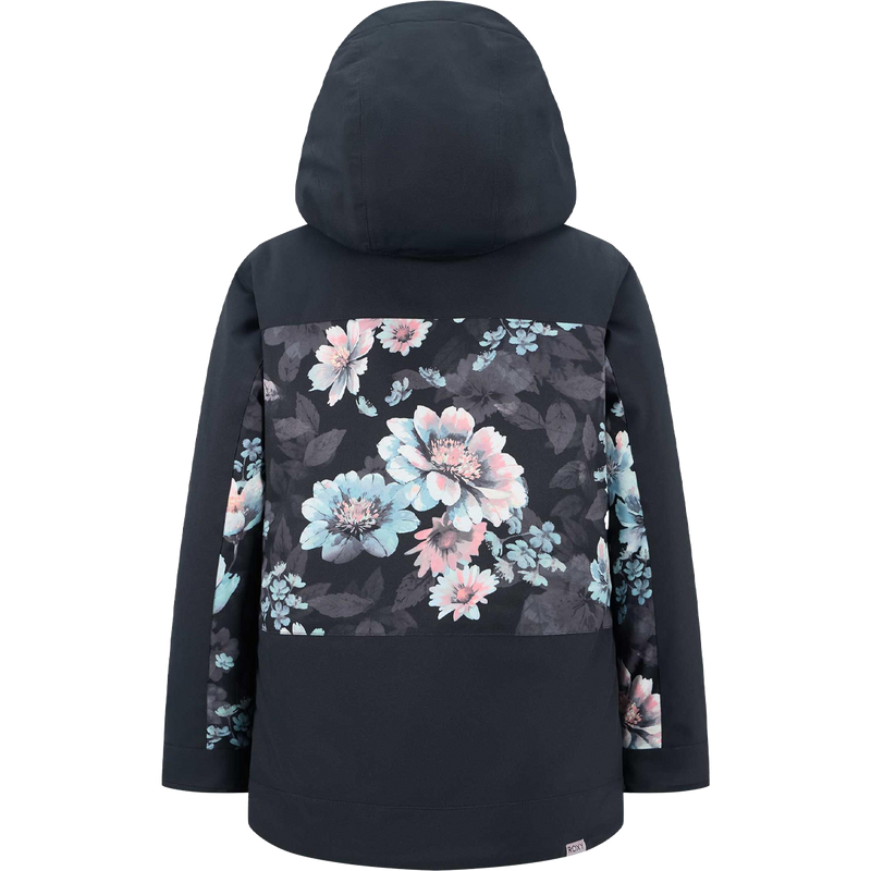 Youth Floral Block Parka, Roxy Youth Floral Block Parka back